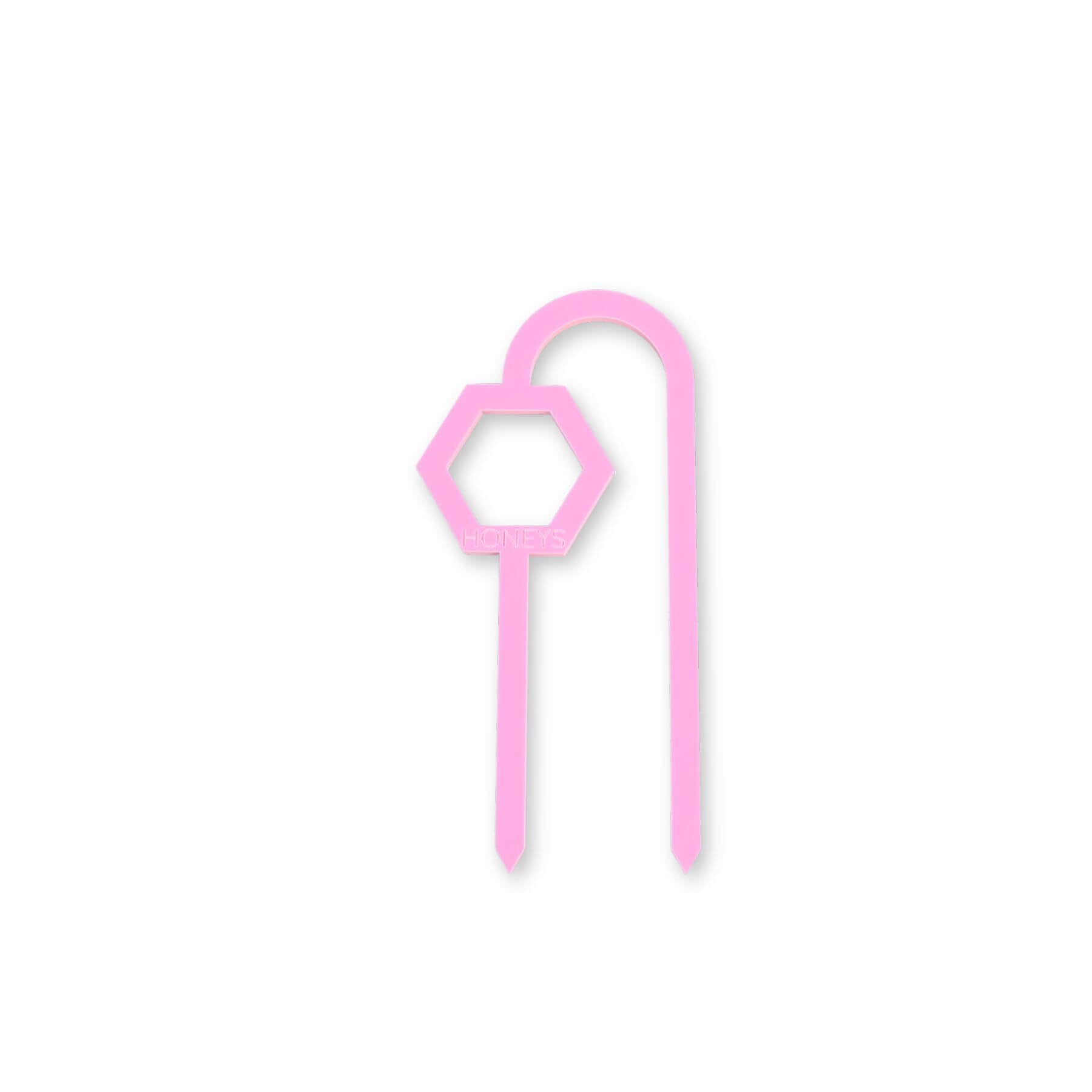 Buzzy Bee Plant Propagation Trellis in Pastel Pink Acrylic flat lay