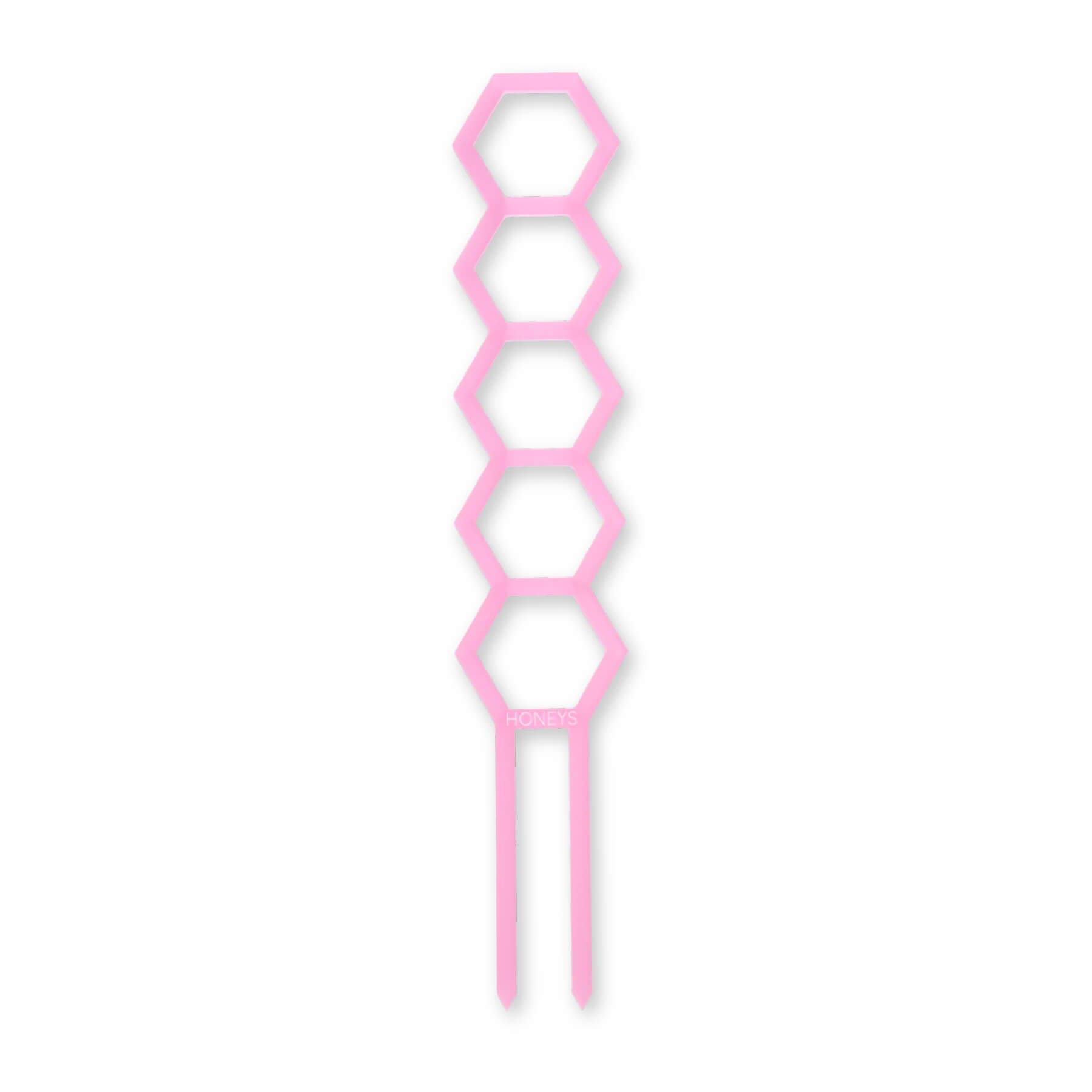 Hockings Minimalist Trellis in Frosted Blush Pink Acrylic flat lay