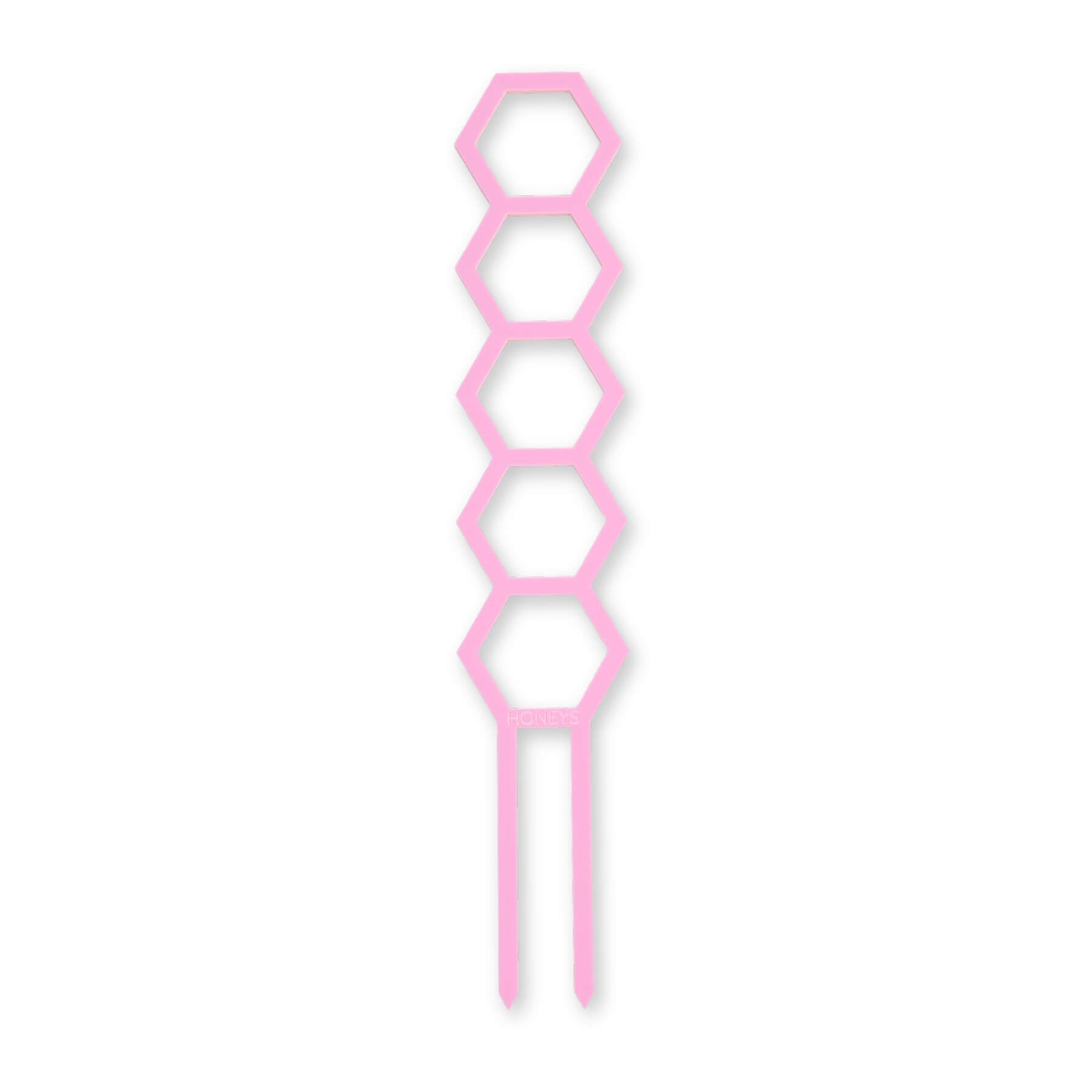 Hockings Minimalist Trellis in Pastel Pink Acrylic flat lay