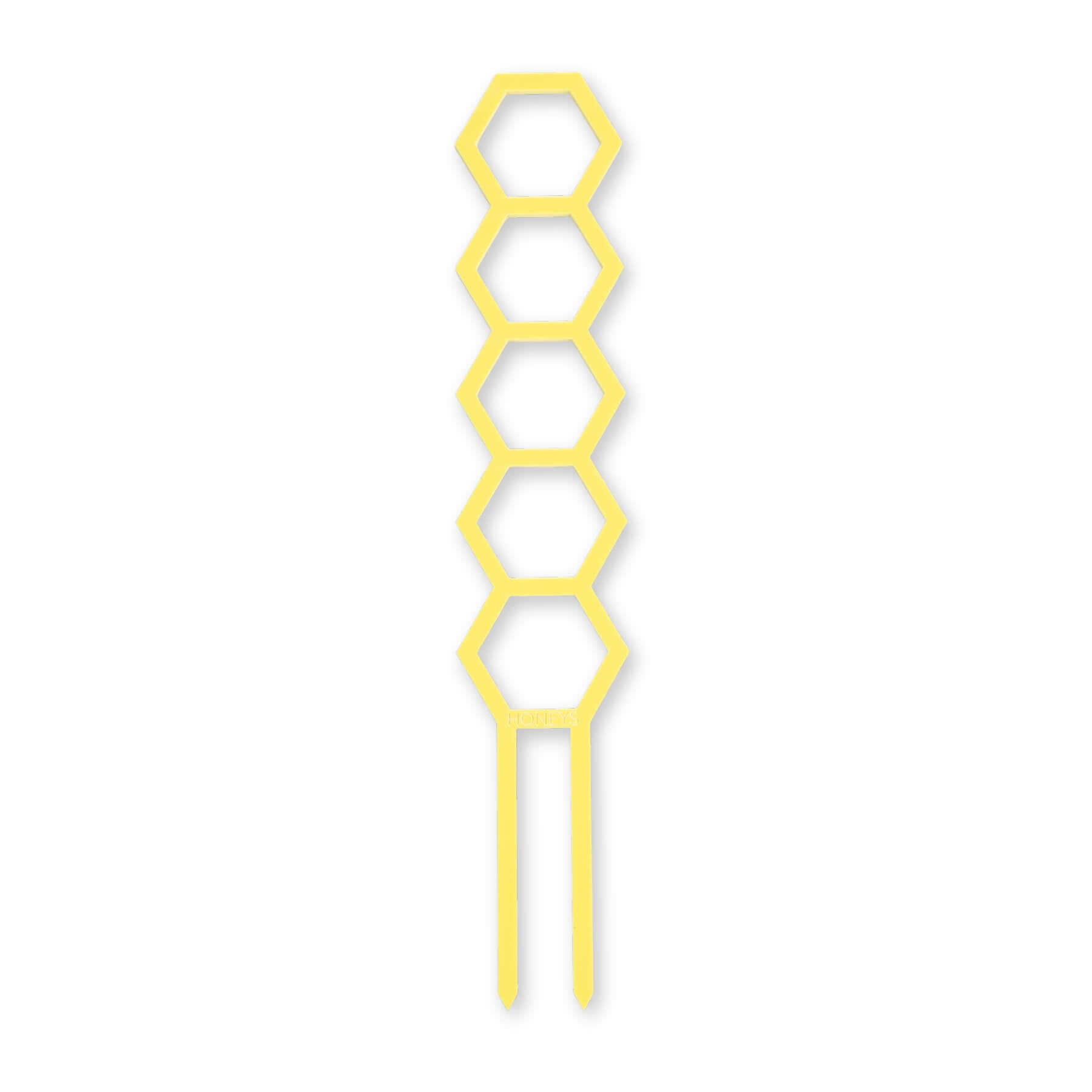 Hockings Minimalist Trellis in Buttercup Yellow Acrylic flat lay