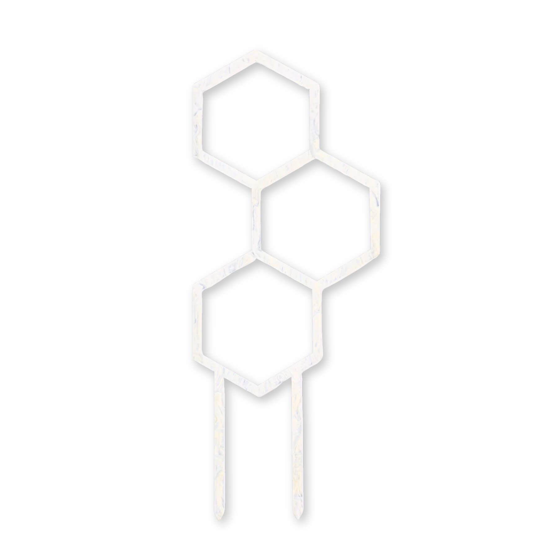 Pollen – Mid sized Leaf Plant Support with Hexagon Openings