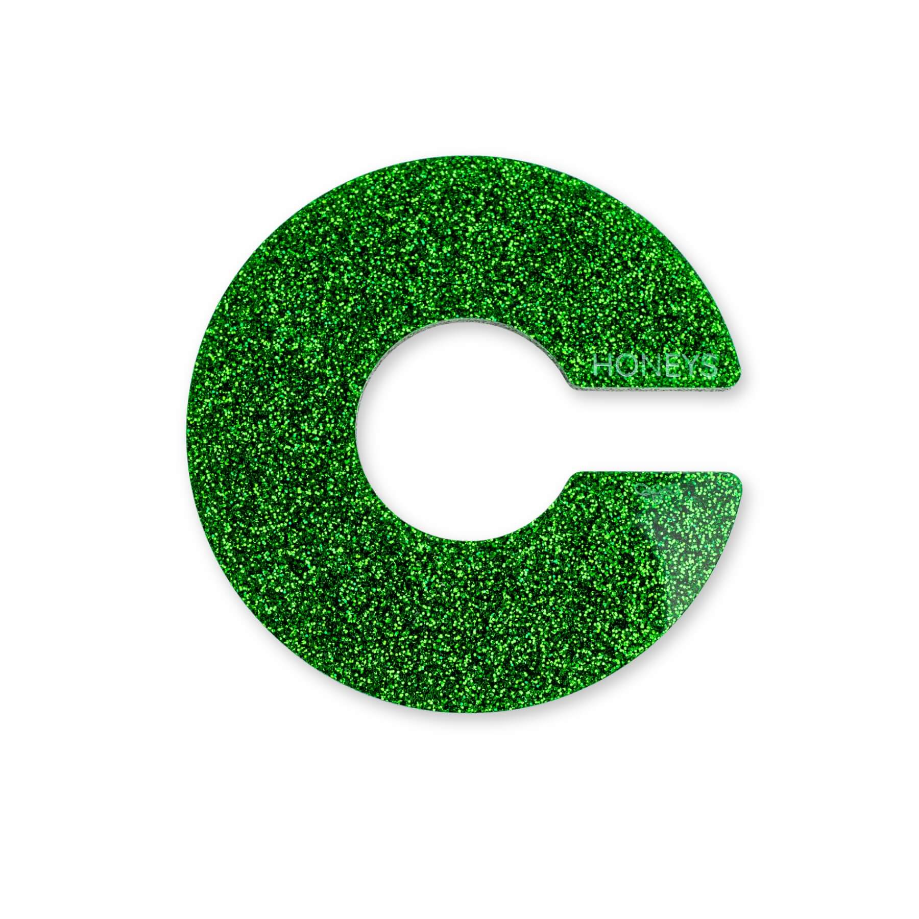 Propagation Disc Large Plant Propagation Support in Green Glitter Acrylic flat lay