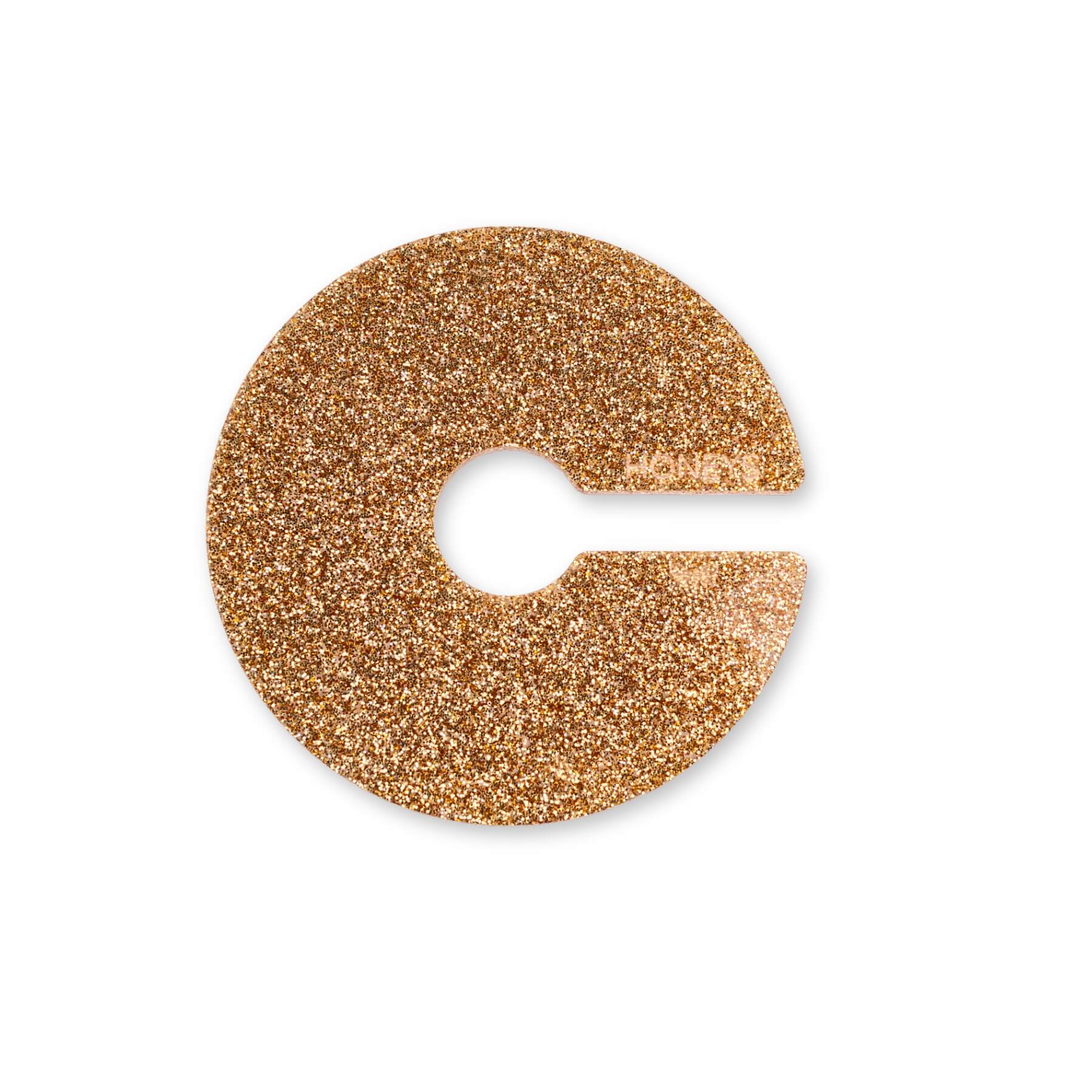 Propagation Disc Small Plant Propagation Support in Rose Gold Glitter Acrylic flat lay