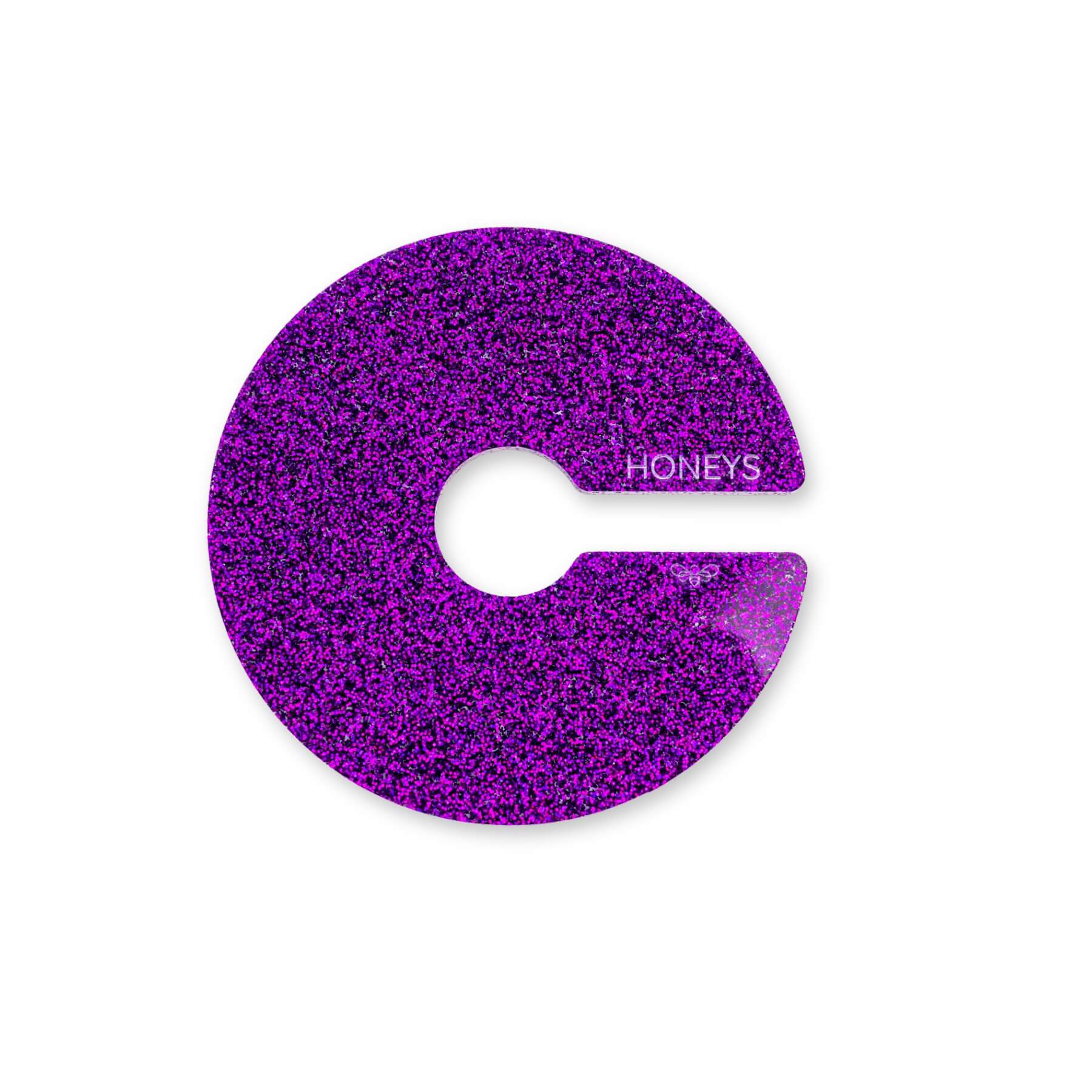 Propagation Disc Small Plant Propagation Support in Purple Glitter Acrylic flat lay