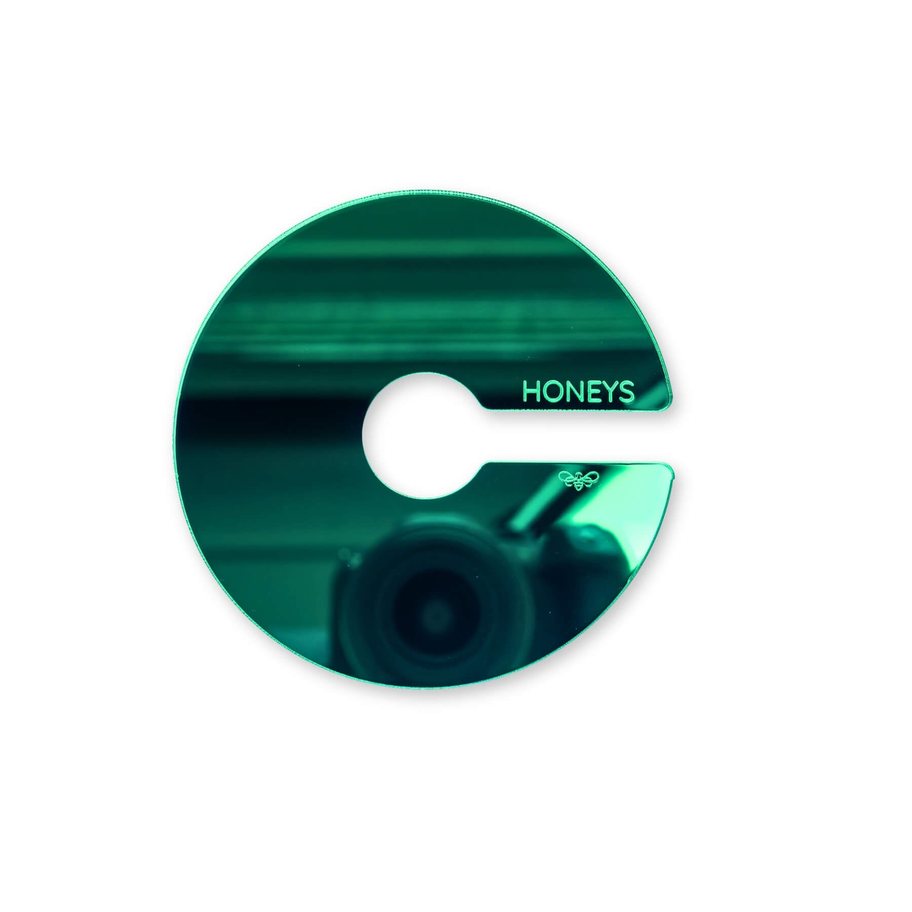 Propagation Disc Small Plant Propagation Support in Green Mirror Acrylic flat lay