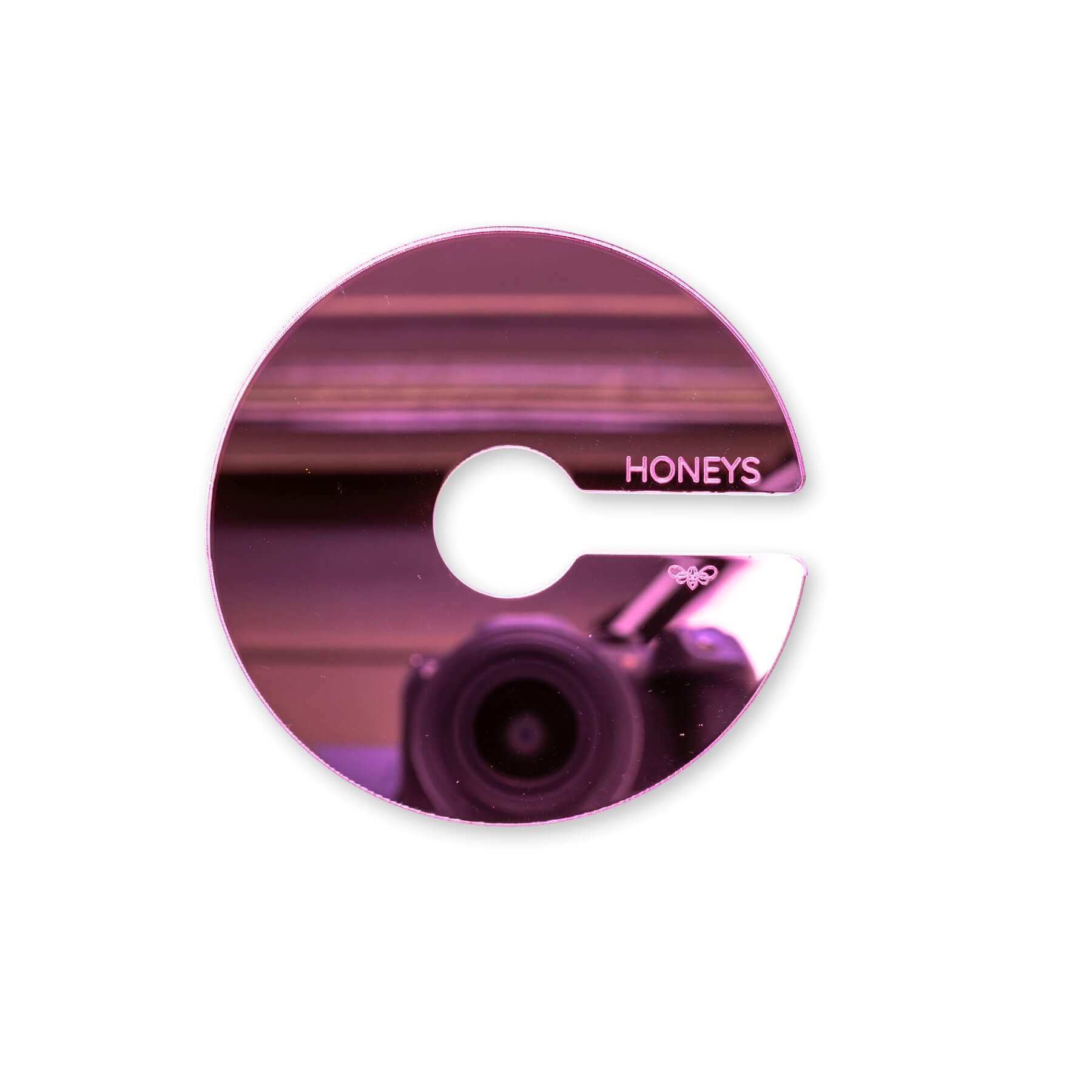 Propagation Disc Small Plant Propagation Support in Pink Mirror Acrylic flat lay