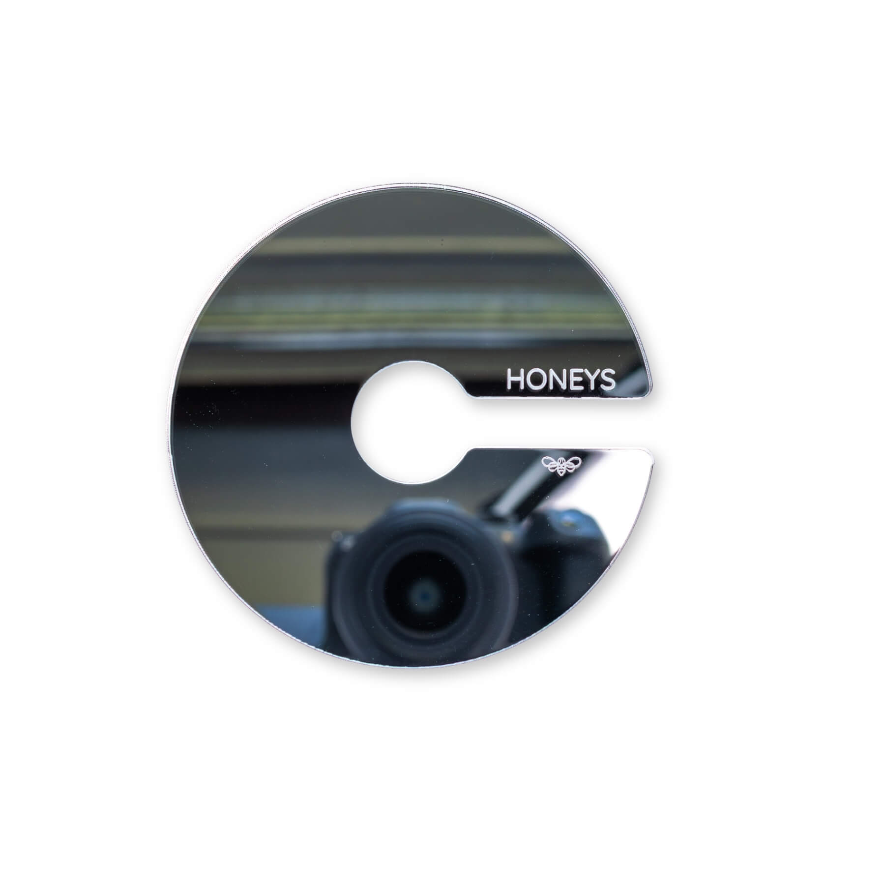 Propagation Disc Small Plant Propagation Support in Silver Mirror Acrylic flat lay