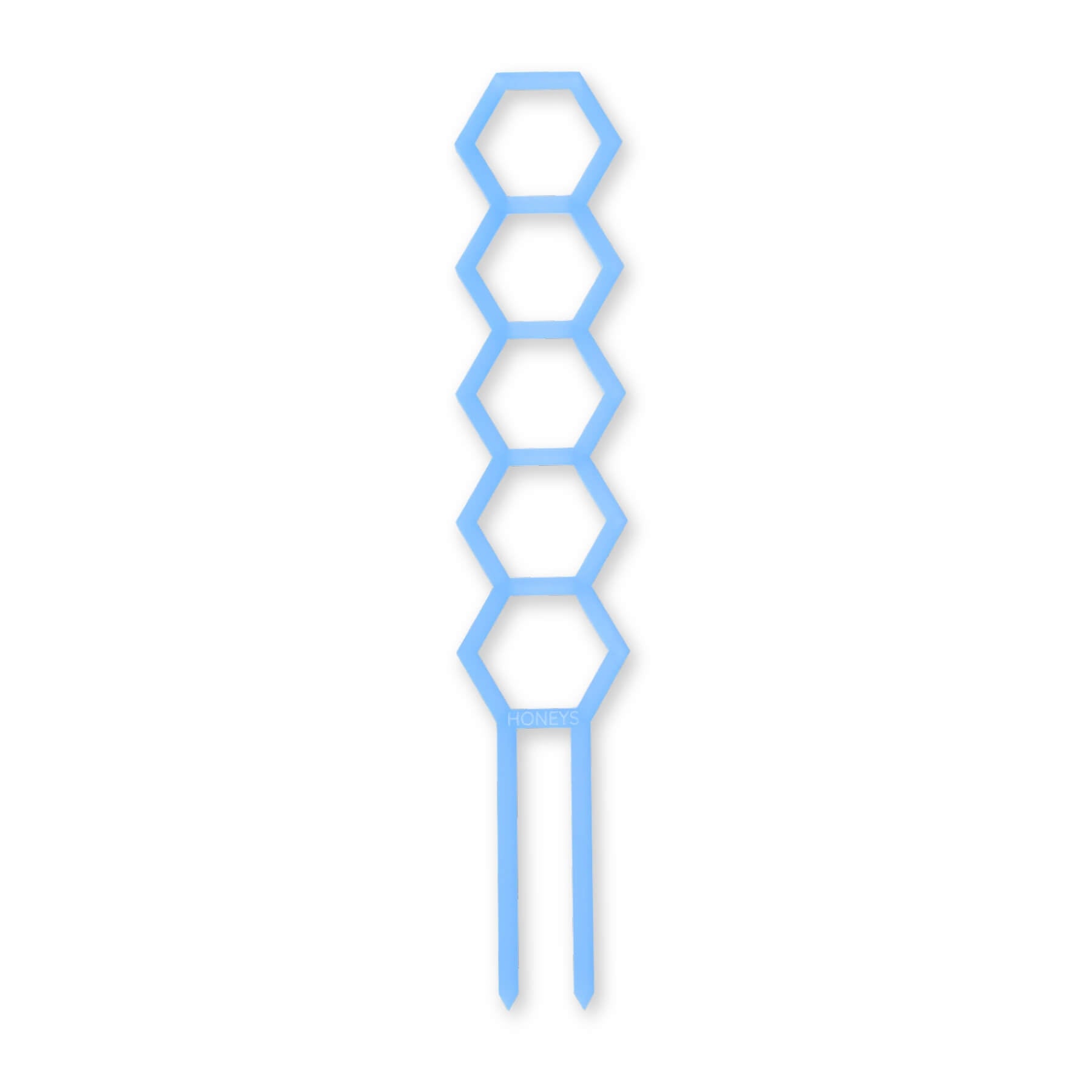 Hockings Minimalist Trellis in Frosted Sky Blue Acrylic flat lay