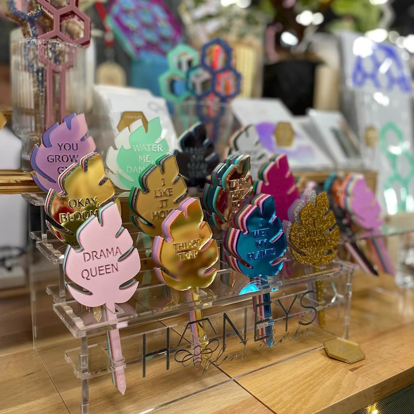 Plant Stake - Naughty By Nature Collection (Monstera Leaf)