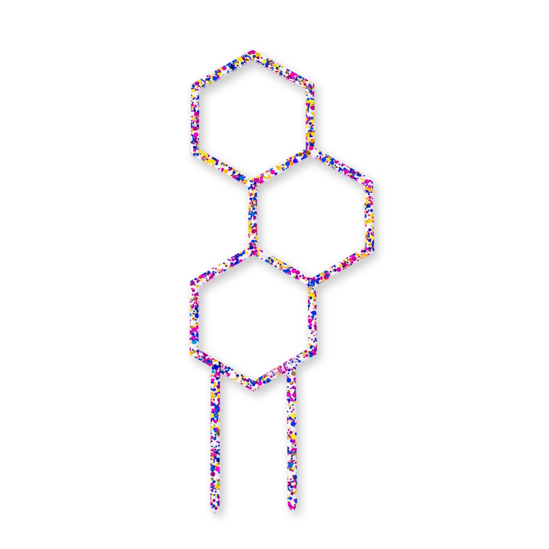 Pollen – Mid sized Leaf Plant Support with Hexagon Openings