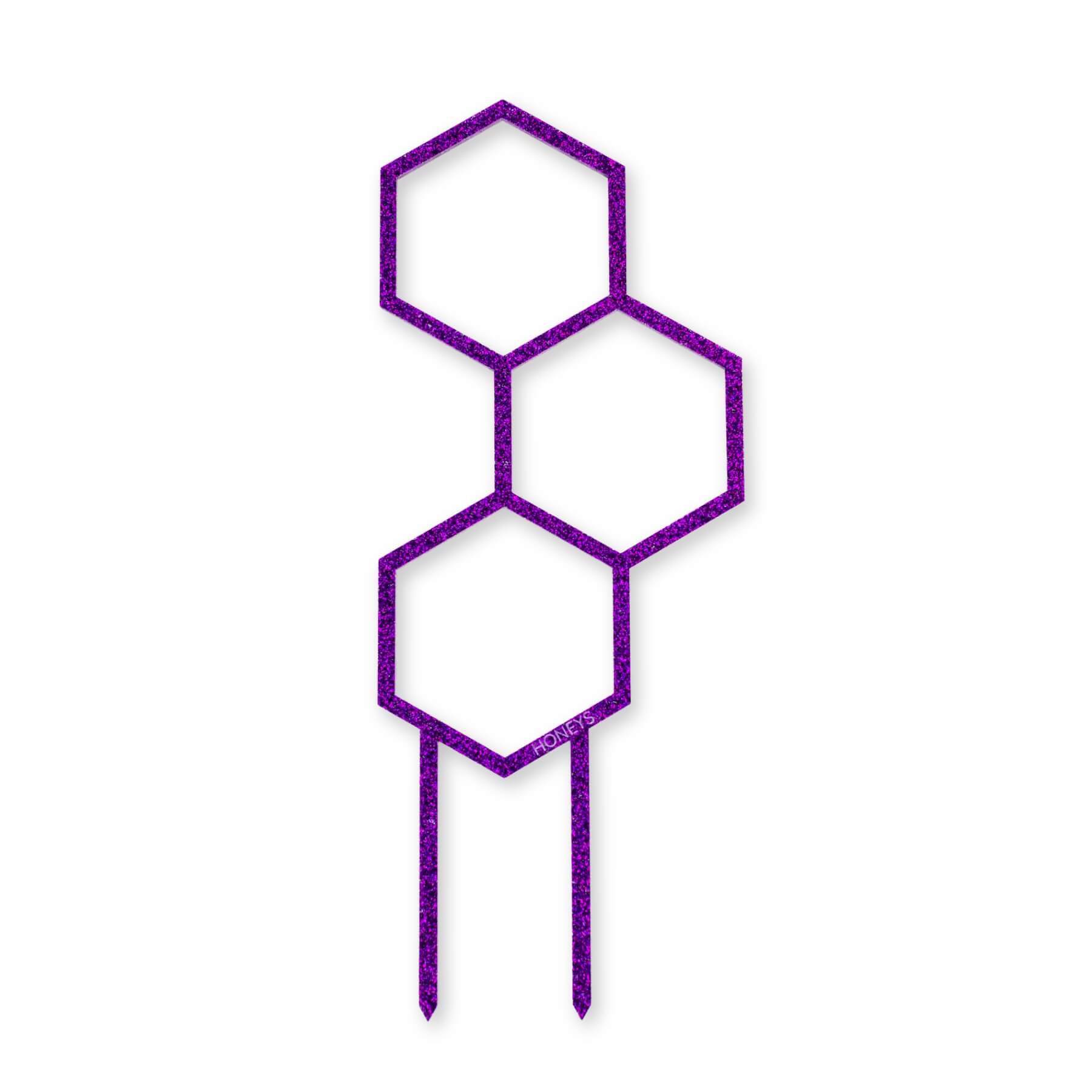 Pollen – Mid sized Leaf Plant Support with Hexagon Openings