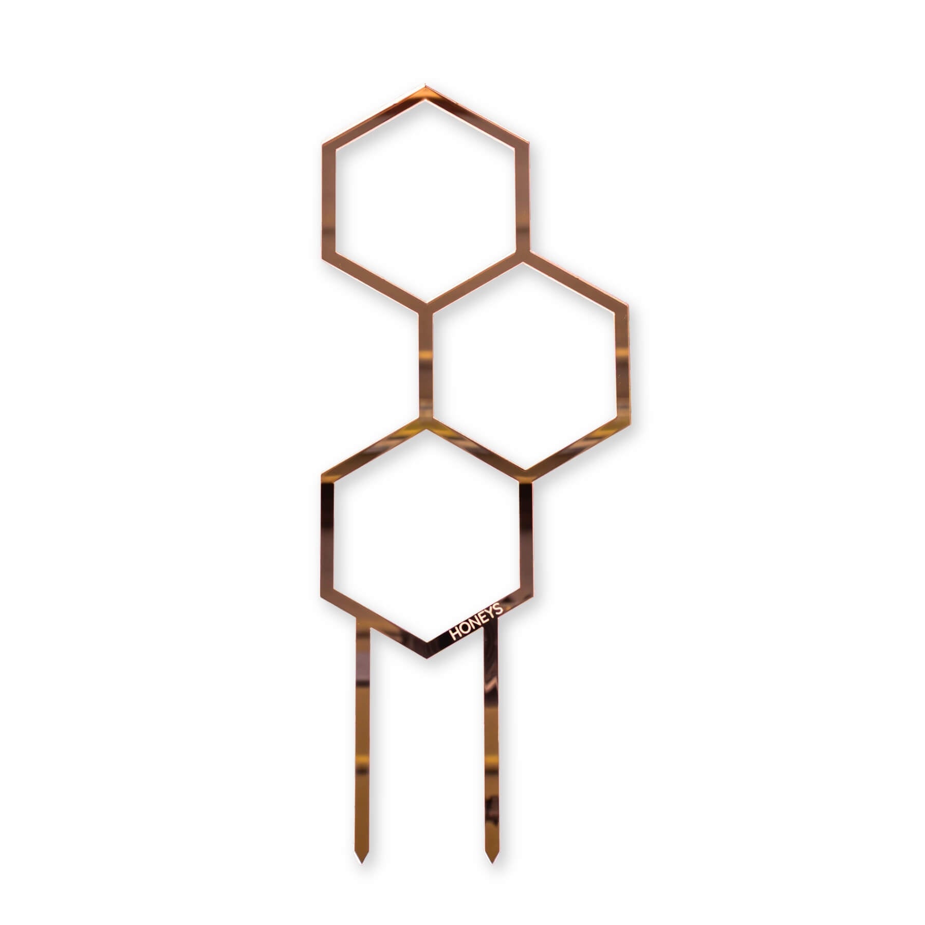 Pollen – Mid sized Leaf Plant Support with Hexagon Openings