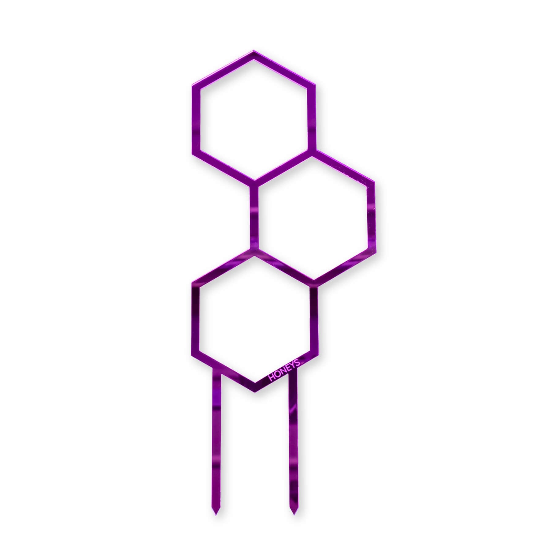 Pollen – Mid sized Leaf Plant Support with Hexagon Openings