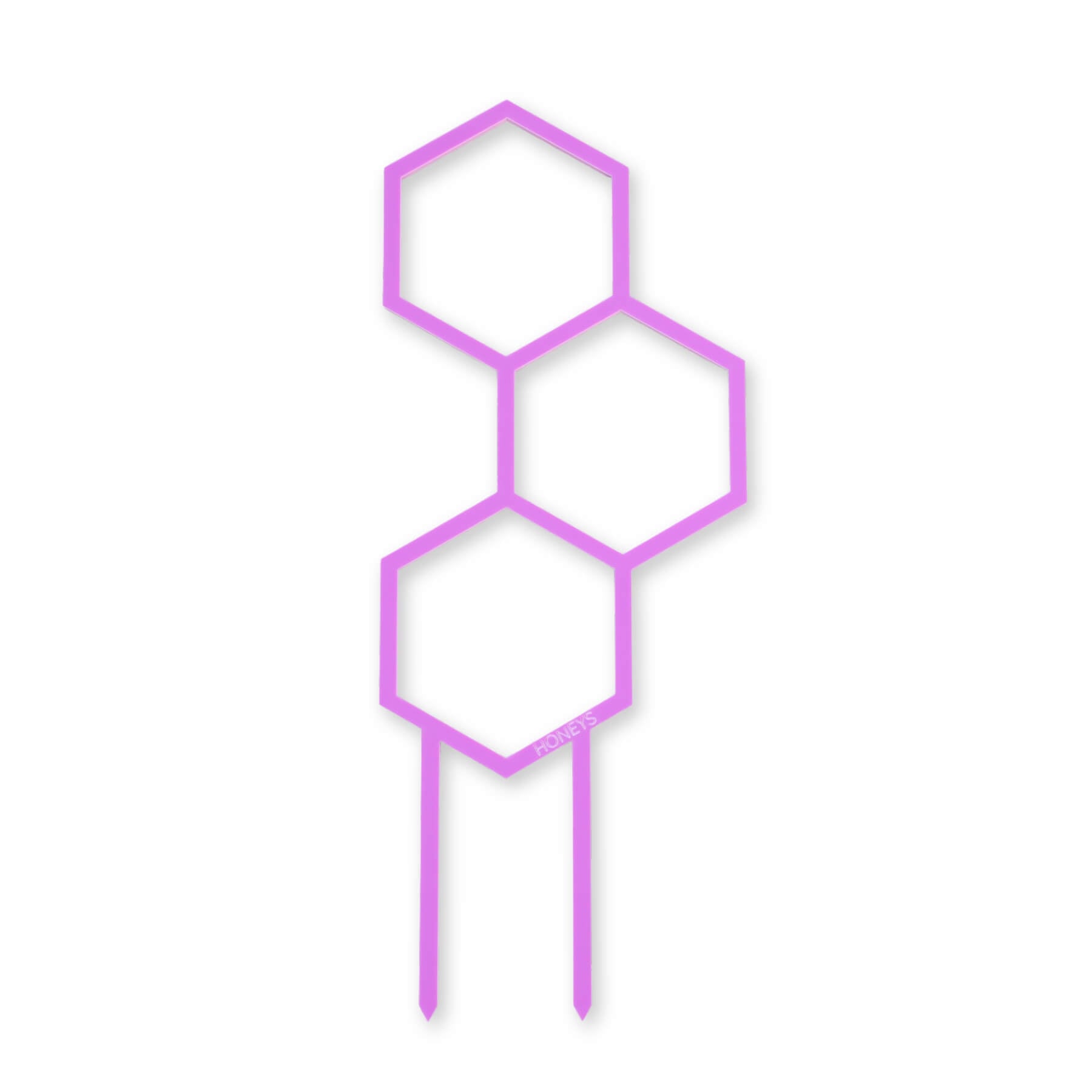 Pollen – Mid sized Leaf Plant Support with Hexagon Openings