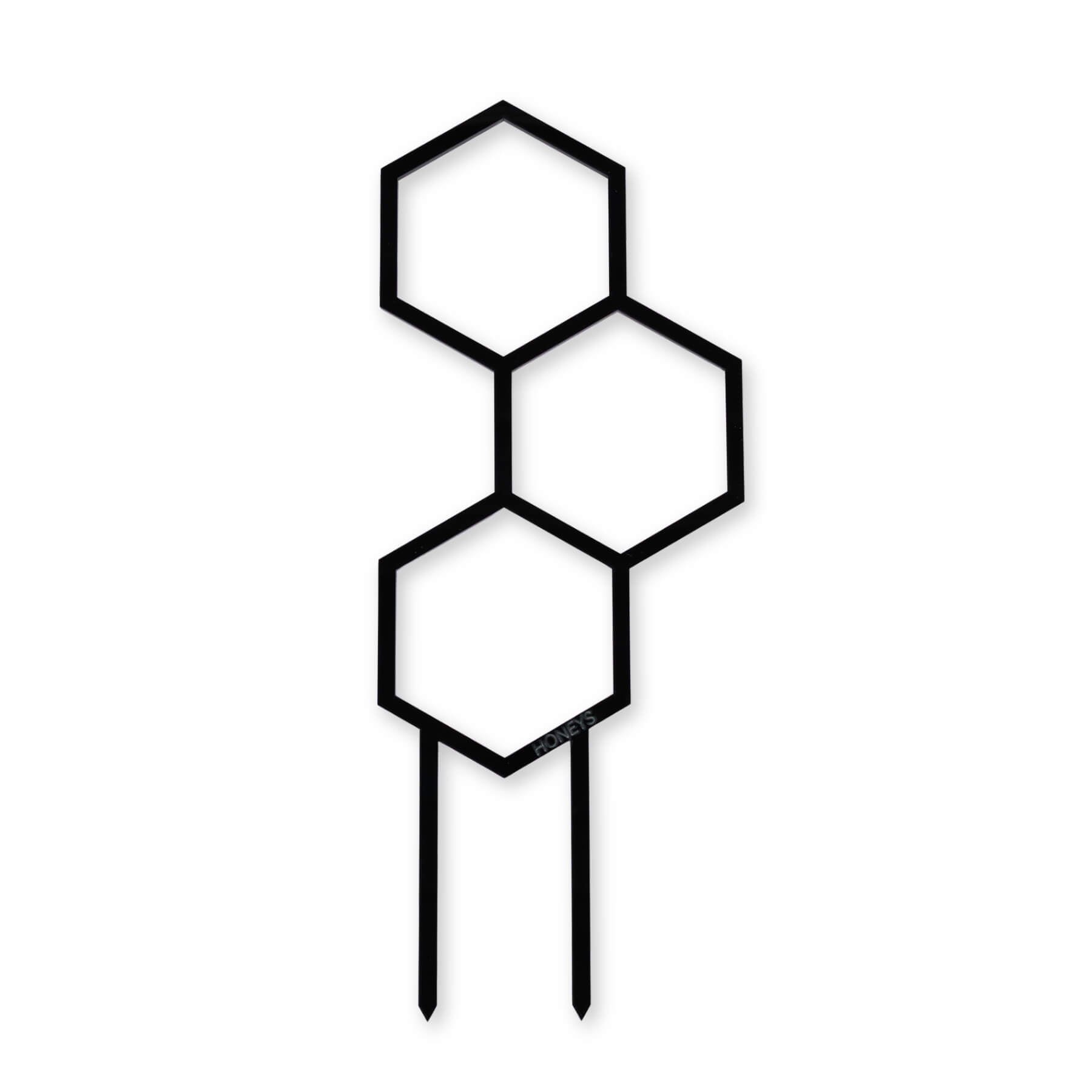 Pollen – Mid sized Leaf Plant Support with Hexagon Openings