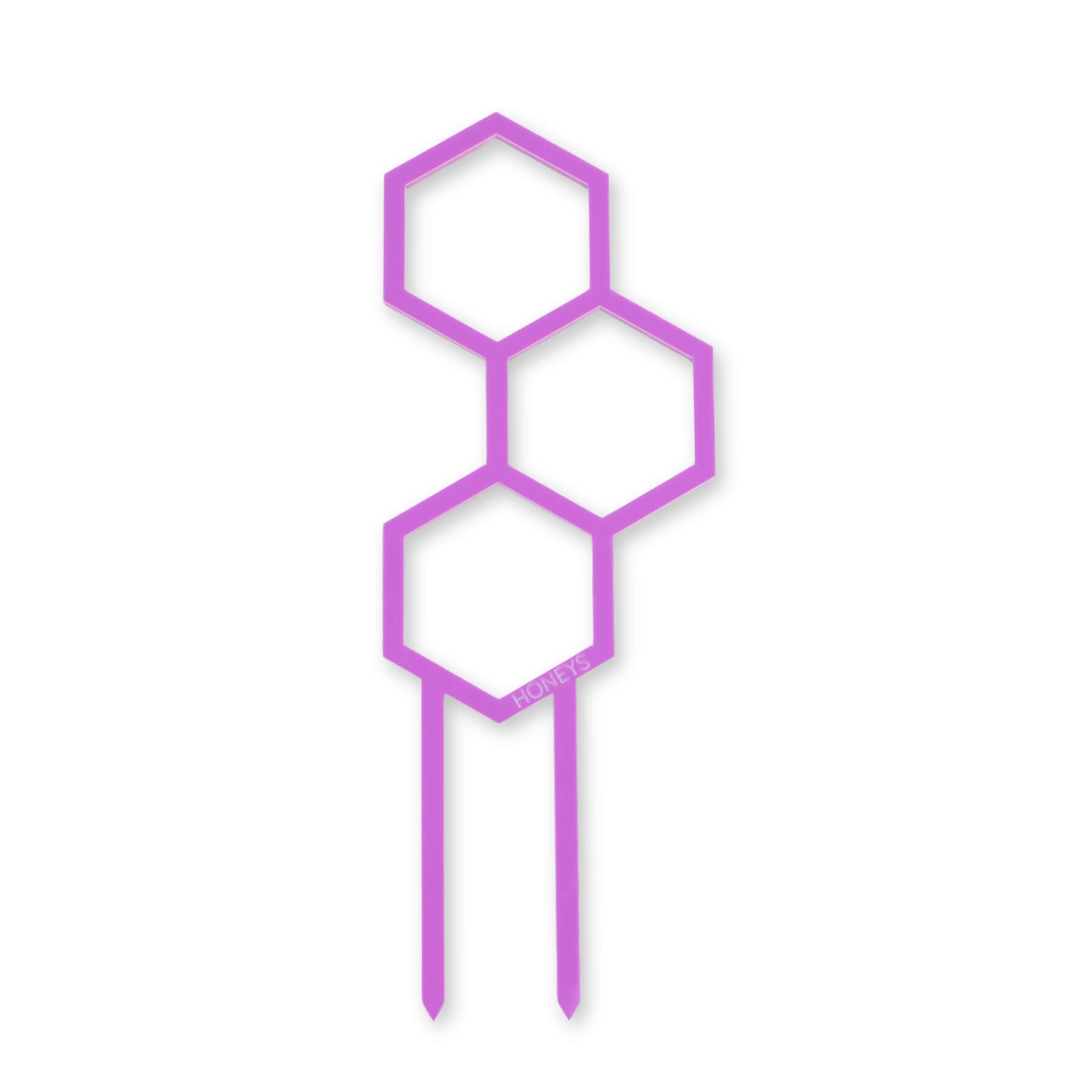 Mini Pollen Plant Propagation Trellis in Orchid Fushia Acrylic flat lay