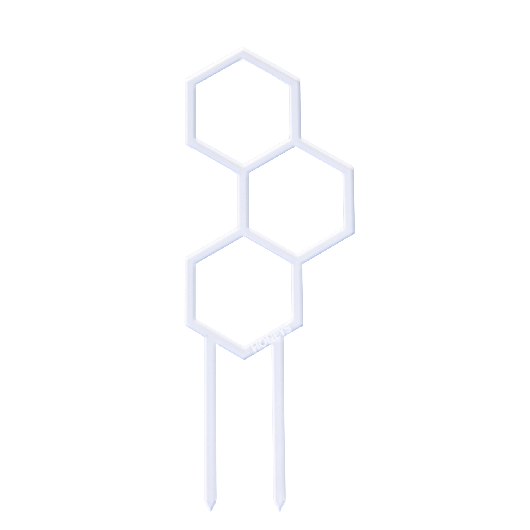 Mini Pollen Plant Propagation Trellis in Clear Acrylic flat lay