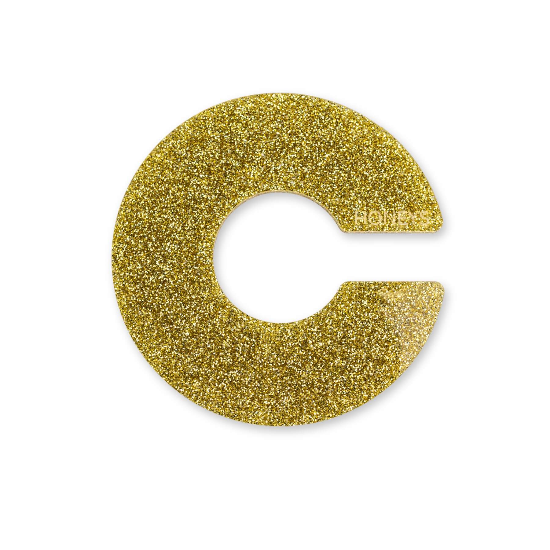 Propagation Disc Large Plant Propagation Support in Gold Glitter Acrylic flat lay