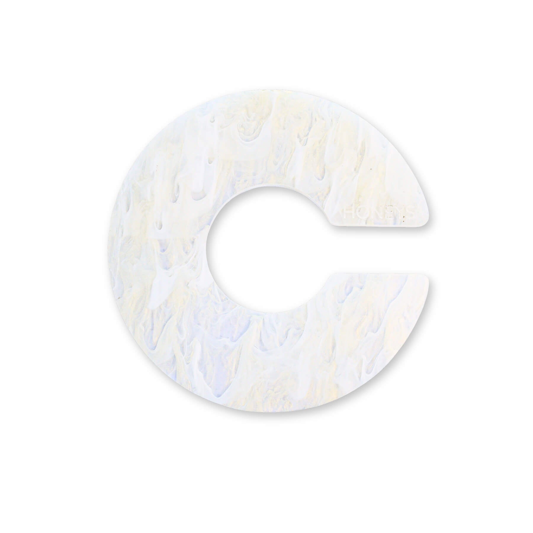 Propagation Disc Large Plant Propagation Support in White & Gold Marble  Acrylic flat lay