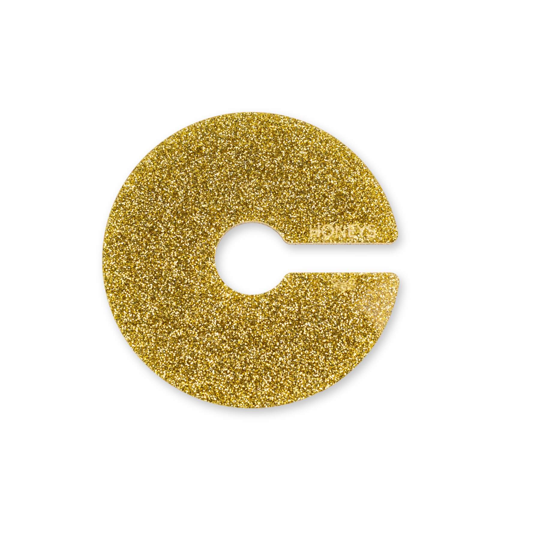 Propagation Disc Small Plant Propagation Support in Gold Glitter Acrylic flat lay