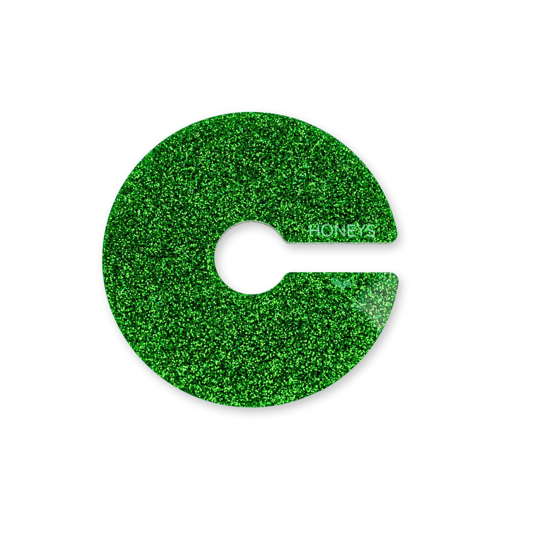 Propagation Disc Small Plant Propagation Support in Green Glitter Acrylic flat lay