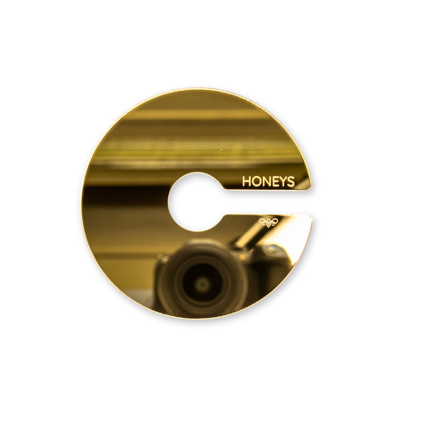 Propagation Disc Small Plant Propagation Support in Gold Mirror Acrylic flat lay