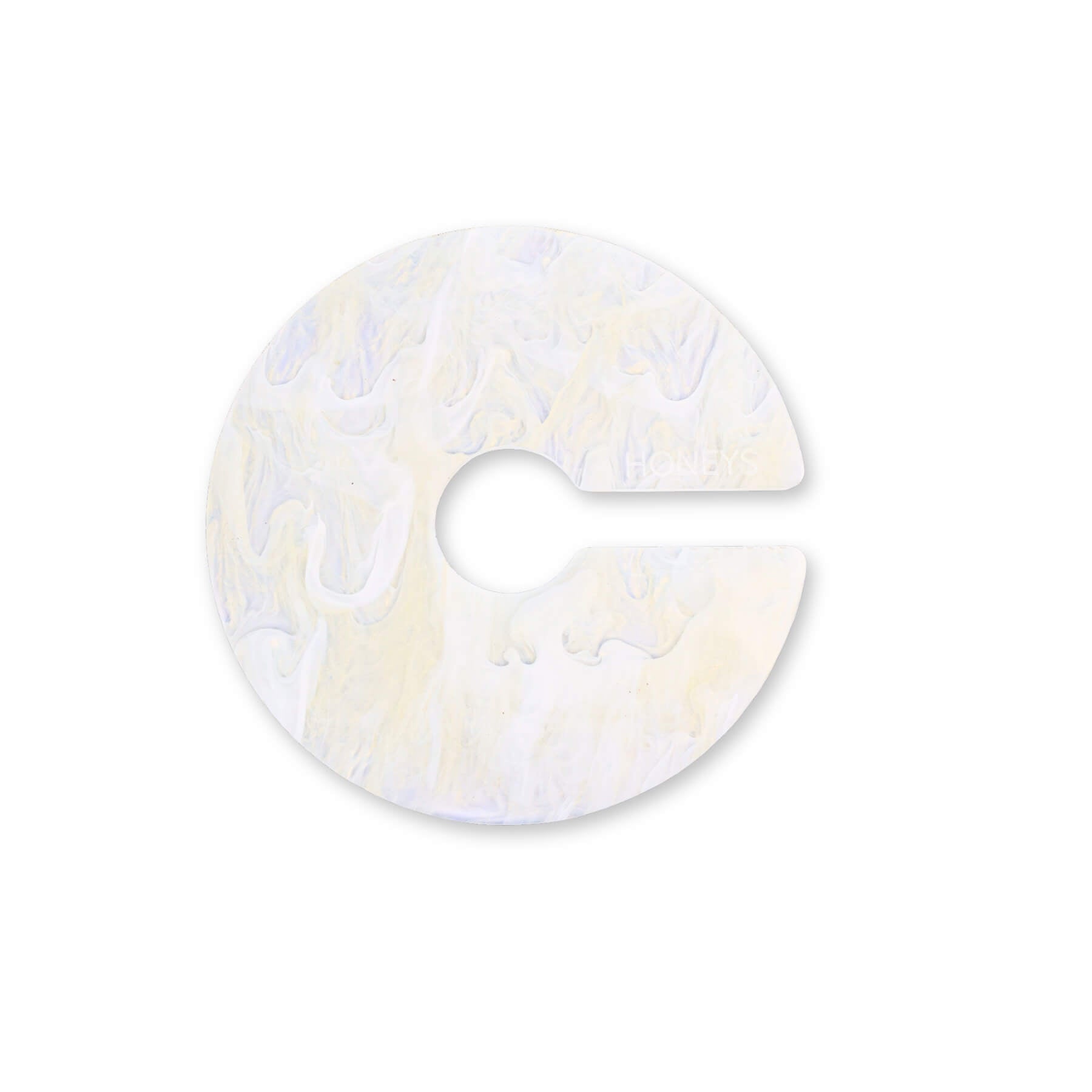 Propagation Disc Small Plant Propagation Support in White & Gold Marble Acrylic flat lay